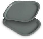 ProHome Tablett K&uuml;chentablett, BPA-Freier Kunststoff, (2-tlg., 37,7cm x...