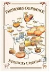 Winkler Geschirrtuch Geschirrtuch Carte Fromages Ecru 48x72 cm, (1-tlg., 1 x