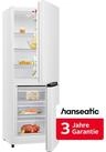 Hanseatic K&uuml;hl-/Gefrierkombination HKGK16155BW, 161 cm hoch, 55 cm breit,...