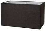 Orion Leuchten Lampenschirm Rechteckiger Lampenschirm 40 x 22 x 23 cm schwarz...