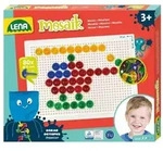 SIMM Spielwaren Kreativset Mosaik Set 80 bunte Stecker mit Steckplatte