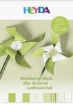Heyda Motivpapier HEYDA 204712102 Motivkarton-Block A4 gr&uuml;n