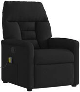 vidaXL Massagesessel, Massagesessel Schwarz Stoff