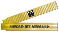 TOX-D&Uuml;BEL-TECHNIK Zollstock Meterstab 2 meter, farbenfroh mit cooler...