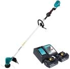 Makita Akku-Rasentrimmer DUR 190 LRG2X9 18 V 300 mm Brushless + 2x Akku 6,0 Ah +
