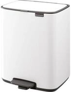 Brabantia M&uuml;lltrennsystem Treteimer Bo 12 Liter wei&szlig;