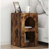 vidaXL Nachtkommode vidaXL Nachttisch ELST 2 Stk. R&auml;uchereiche 29,5 x 33,5 x...