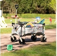 HOME DELUXE Bollerwagen JOLA - 99 x 55 x 57 cm, faltbar & Extra breite...