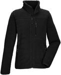 Fleecejacke KILLTEC "KOW 23 WMN FLC JCKT", Damen, Gr. 36, schwarz, Oberseite:...