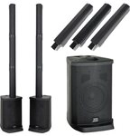 McGrey E-208LAB Aktiv Line Array Akku-S&auml;ulenanlage Stereo Set Lautsprecher