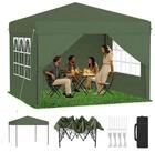 LuxusKollektion Faltpavillon Pop-Up Pavillon 3x3m Gr&uuml;n One-Touch Lift