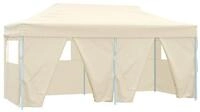 vidaXL Partyzelt Partyzelt 291 x 580 x 315 cm Creme Oxford-Stoff