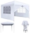 LuxusKollektion Faltpavillon Faltpavillon 3x3m Weiss Wasserdicht mit...