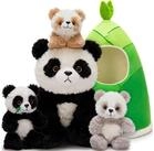 LuxusKollektion Kuscheltier Kuscheltier Panda XXL 4er Bambus Tasche Geschenk...