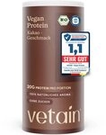 VETAIN Protein Pulver Vegan - Bio Protein Pulver, 540 g, Fermentiertes...