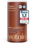 VETAIN Protein Pulver Vegan - Bio Protein Pulver, 540 g, Fermentiertes...