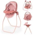 Bayer Puppen Autositz 4in1 Puppen-Autositz mit Wippe, rosa, Puppenhochstuhl,...