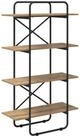 vidaXL B&uuml;cherregal 80 x 35 x 140 cm B&uuml;cherregal 4 Ebenen 80x35x140 cm PB