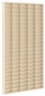 vidaXL Wandregal, Wanddisplay-Case mit Regal Beige 50 x 4,5 x 96 cm...