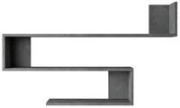 en.casa Wandregal, &raquo;Kitee&laquo; mit 3 Ablagefl&auml;chen 71,5x120x14,5cm Betonoptik