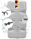 GARANTIA Regentonne CUBUS Regentonne Komplett-Set 340 L, betongrau, 340 l