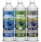 bio-chem bio-chem Hygiene-Set Camping: 3x1L Sanit&auml;r, Frisch- & Grauwasser