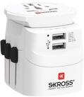 SKROSS PRO Light USB 2xA - World Reiseadapter Stromadapter, Weltweit