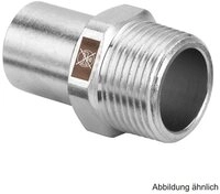 Viega Wasserrohr Viega Temponox Einsteckst&uuml;ck mit AG, Modell 1711.1, 22 mm x...