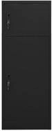 vidaXL Mehrzweckschrank 53 x 53 x 140 cm Sattelschrank Schwarz 53x53x140 cm...
