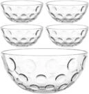 LEONARDO Schale Schalen-Set CUCINA OPTIC, 5er Set, 4x &Oslash; 14 cm & 1x &Oslash; 28 cm,...