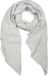 styleBREAKER XXL-Schal Asymmetrischer unifarbener Web Schal, (1-St)