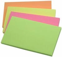 Connect Haftnotizblock Haftnotizen 76x127mm Intensivfarben sortiert VE=12x80...