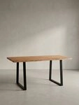 KADIMA DESIGN Schreibtisch B&uuml;rotisch Massivholz-Akazie mit Baumkante,...