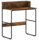 vidaXL Schreibtisch 80 x 50 x 91 cm Schreibtisch mit Stauraum R&auml;uchereiche...