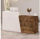 LuxusKollektion Empfangstheke Empfangstheke Schublade 90&times;42&times;100cm White +...