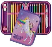 Unicorn Academy Federm&auml;ppchen - Schulm&auml;ppchen gef&uuml;llt Kinder Federtasche