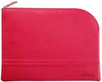 EXACOMPTA Organizer Etui aus Kunstleder Rei&szlig;verschluss, 21x28 cm Himbeer...
