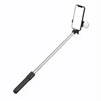 Hurtel Selfie-Stick Selfie-Stick mit rundem LED-Licht - Teleskopstativ 0,71 m...