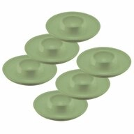 WESTMARK Eierbecher 6 Stk., rund, stapelbar, &oslash; 10 cm, Punto, Gr&uuml;n