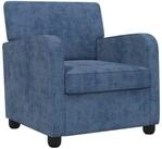 vidaXL Sessel Sessel Blau Chenille (1-St)