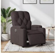 vidaXL Sessel vidaXL Relaxsessel Elektrisch Dunkelbraun Stoff