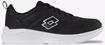 Sneaker LOTTO, Damen, Gr. 37, schwarz (schwarz, wei&szlig;), Mesh, Synthetik, Schuhe