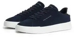 Tommy Hilfiger TH COURT CORE SUEDE Sneaker Freizeitschuh, Halbschuh, Schn&uuml;rschuh mit