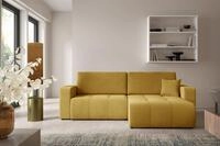 Fun M&ouml;bel Ecksofa Sofa mit Schlaffunktion AUGUSTO in Stoff Wind, Inkl. 2...