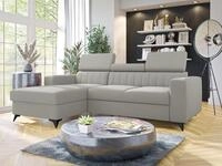 MIRJAN24 Ecksofa Milano, mit Schlaffunktion und Bettkasten, Einstellbare...