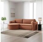 Fun M&ouml;bel Ecksofa Ecksofa Schlafsofa FELIZ, Rundumbezug, Inkl. Bettkasten und 2