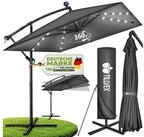 tillvex Sonnenschirm tillvex&reg; Sonnenschirm LED Solar 235 x 235 cm Ampelschirm