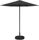 vidaXL Sonnenschirm Garten-Schirm mit Fu&szlig; 230 x 230 cm Polyester Rechtwinklig