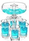 LuxusKollektion Schnapsglas Schnapsspender mit 6 Gl&auml;sern 4cl Party Zubeh&ouml;r...