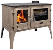 365 Kaminofen 365&reg; K&uuml;chenherd Cook Lite beige emailliert 8,5 kW Gusseisen A+,...